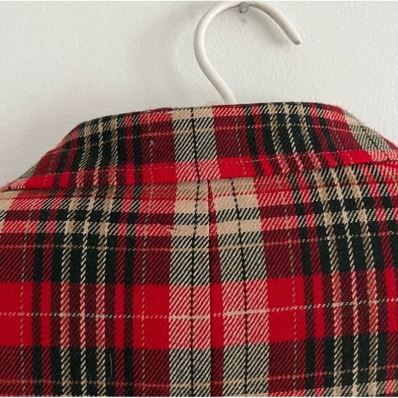 Vintage N Touch Plaid Wool Zip Up Jacket - Picture 6 of 8